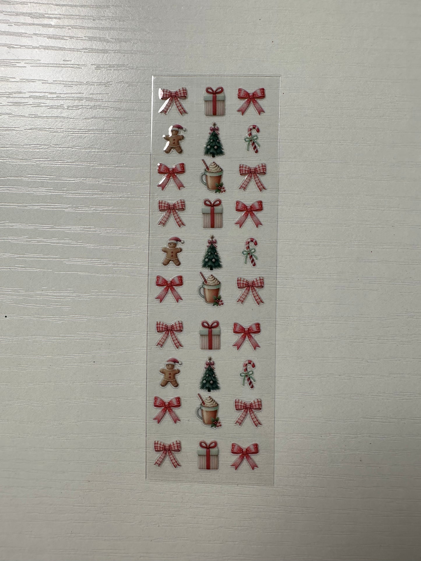 P21 christmas bows pen decal